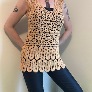 Crochet Topaz Blouse
