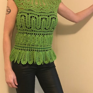 Handmade Bruges Lace Blouse