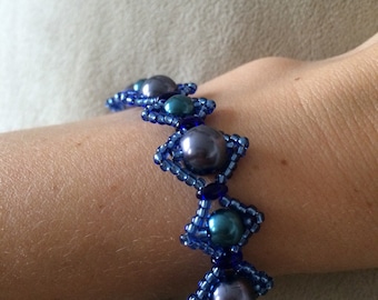 Handmade beaded bracelet