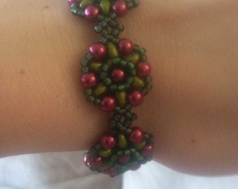 Handmade beaded bracelet