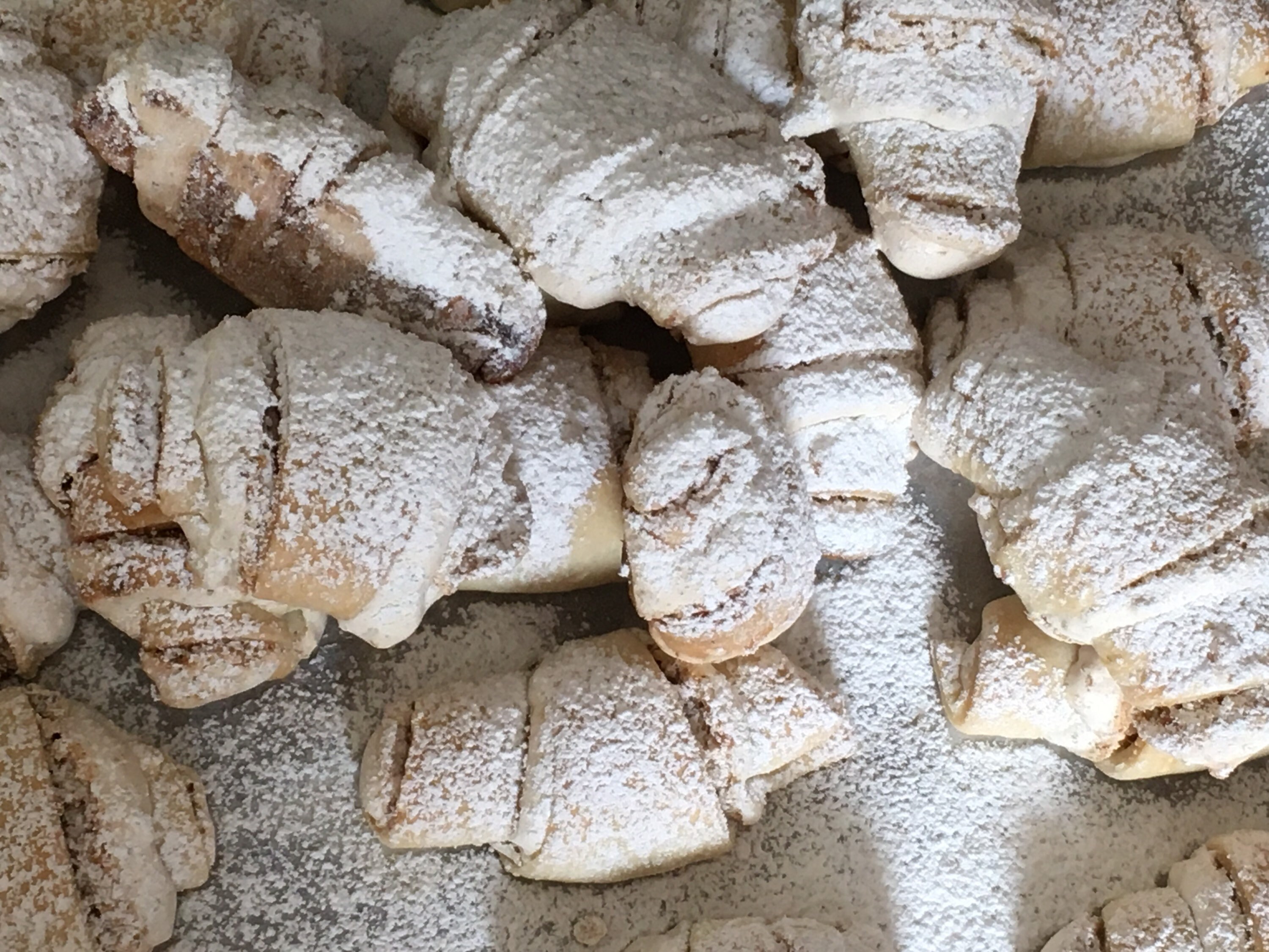 Butterhorn Walnut Cookies Butterhorn Cookies Hungarian Etsy