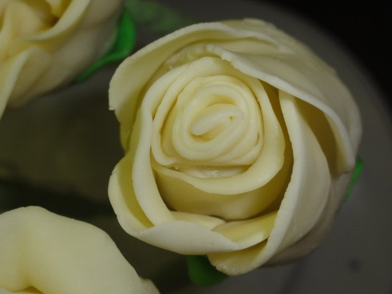 1 Long Stem Chocolate Rose Chocolate Roses Handmade Etsy