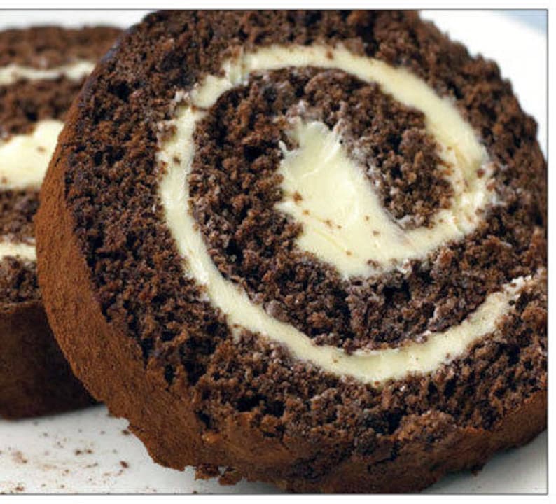 1 1/2 lb Chocolate roll chocolate sponge cake chocolate Etsy