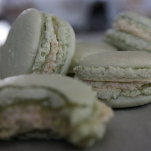 key lime macarons, salted caramel macarons, authentic french macarons, gourmet macarons