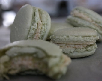 key lime macarons, salted caramel macarons, authentic french macarons, gourmet macarons