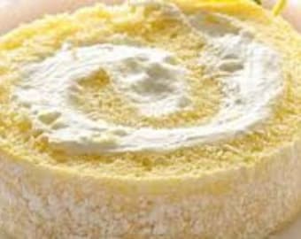 1 1/2  lb lemon roll with lemon buttercream, lemon cream roll, lemon cake with buttercream, lemon  cake, holiday  pastries
