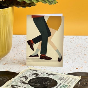 Illustrazione di una coppia di Northern Soul