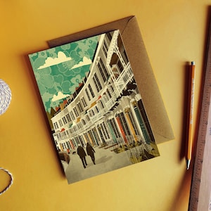 Illustrazione della carta Bristol Royal York Crescent