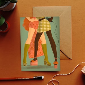 Pop Illustration Karte