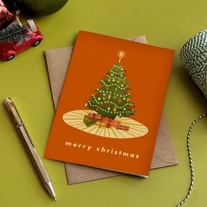 Weihnachtsbaum Illustration Weihnachtskarte