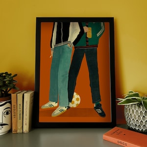 Britpop A3 Illustration Print