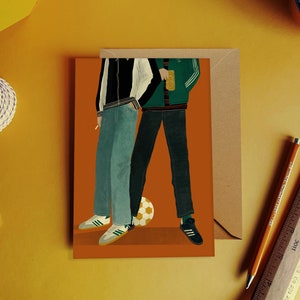 Britpop Illustration Card