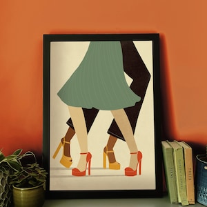 Soul Sisters Illustration Print A3