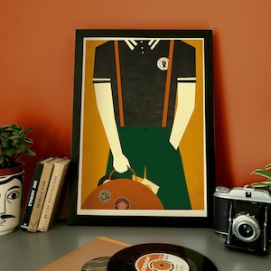 Northern Soul Boy Limited Edition Illustration Print A3