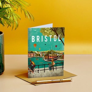 Alles Bristol Illustration Karte