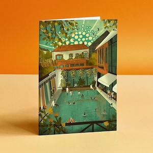 Bristol Lido Illustration Card