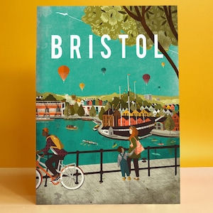 Impresión ilustrada Todo Bristol A3