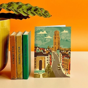 Tarjeta con ilustración de Bristol Park Street