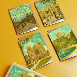 Conjunto de mini cartões de visita Wells Somerset