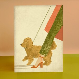 Impression d&#39;illustration de chien cockapoo A3