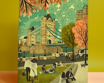 Tower Bridge London A3 Print