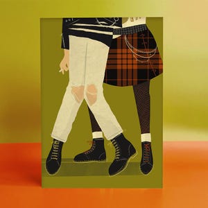 Punk A3 Illustration Print