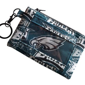 Bolsa de identificação com chaveiro NFL Philadelphia Eagles e cordão