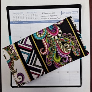 Cotton Fabric 2026-27 Pocket Calendar & Appointment Book