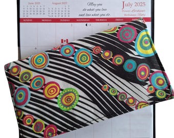 Cotton Fabric 2026-27 Pocket Calendar & Appointment Book