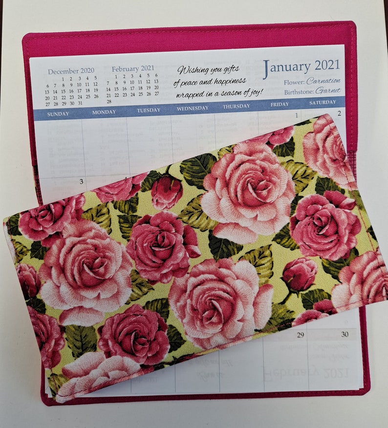 Cotton Fabric 202425 Pocket Calendar Etsy