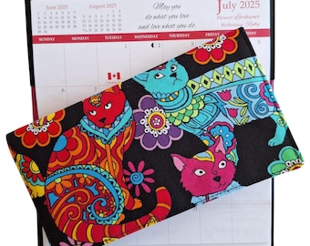 Cotton Fabric 2026-27 Pocket Calendar & Appointment Book