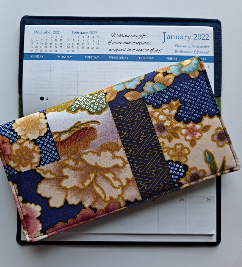 Cotton Fabric 202425 Pocket Calendar Etsy