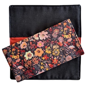 100% Cotton Fabric Checkbook Cover