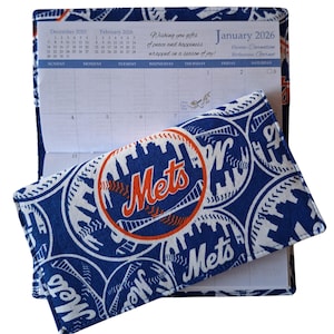 MLB Cotton Fabric 2026-27 Pocket Calendar & Appointment Book