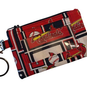 MLB St.Louis Cardinals Key Fob ID Pouch Lanyard
