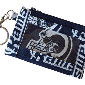 NFL Los Angeles Rams Key Fob ID Pouch Lanyard