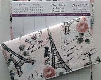 Cotton Fabric 2024-25 Pocket Calendar