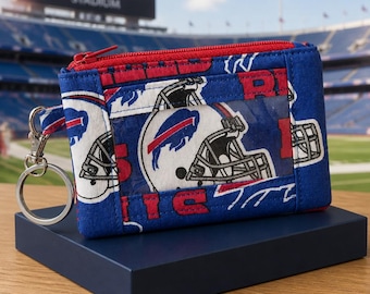 NFL Buffalo Bills Key Fob ID Pouch Lanyard