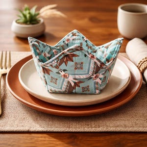 Southwest Reversible Safety Microwave Bowl Holder Pot Holder