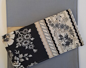 Pink & Purple Damask Genuine Leather Checkbook Cover Personalized Pink & Purple Damask Genuine Leather Checkbook Cover Personalized