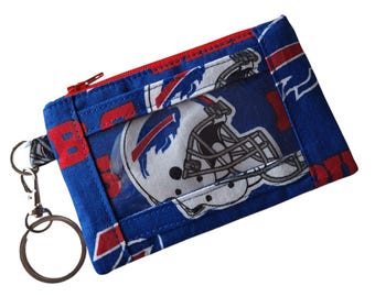 Llavero con cordón y funda para identificación de los Buffalo Bills de la NFL