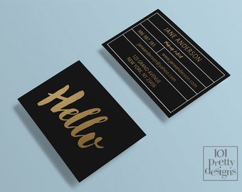 golden business card template makeup business card design black gold business card printable stylist business cards hello calling card - Makeup Business Cards golden business card template makeup business card design black gold business card printable stylist business cards hello calling card - Makeup Business Cards