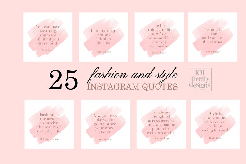 25 style and fashion instagram quotes fashion social media Etsy