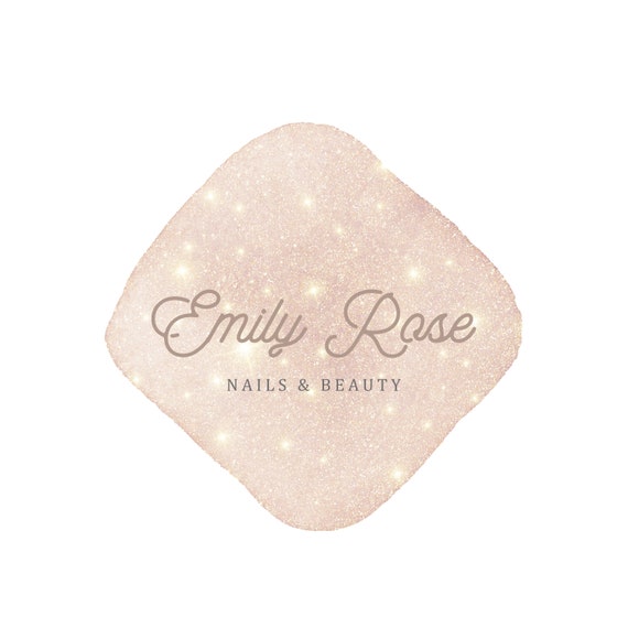 Pink Logo desin Abstract Logo Branding kit Blush Logo Modern Logo Premade Logo Design Watercolor logo Glitter Beauty logo Paint logo artist Il_570xn