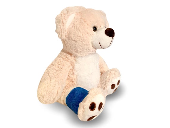 broken leg teddy bear