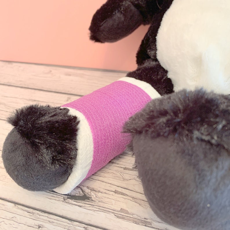 Broken Leg Bear 15 Higgy Panda with Broken Leg or Foot | Etsy