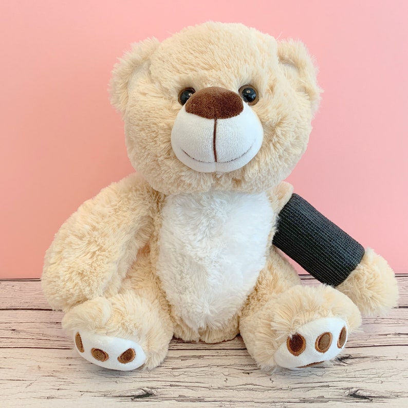 Broken Arm Bear 12 Higgy Bear with All Black Broken Arm Etsy