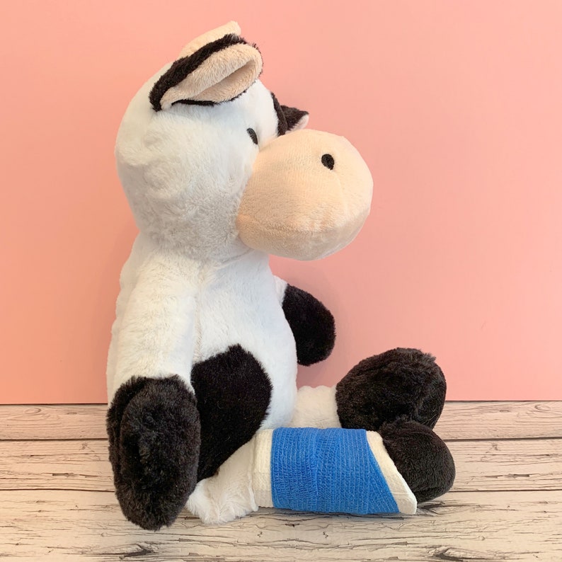 Broken Leg Bear 15 Higgy Cow with Broken Leg or Foot | Etsy