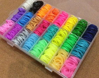 Rainbow loom rubber bands | Etsy