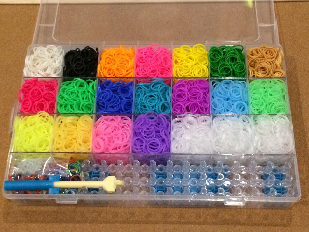 DIY loom kit Rubber Band Refills 6900 & 200 Clips loom Etsy